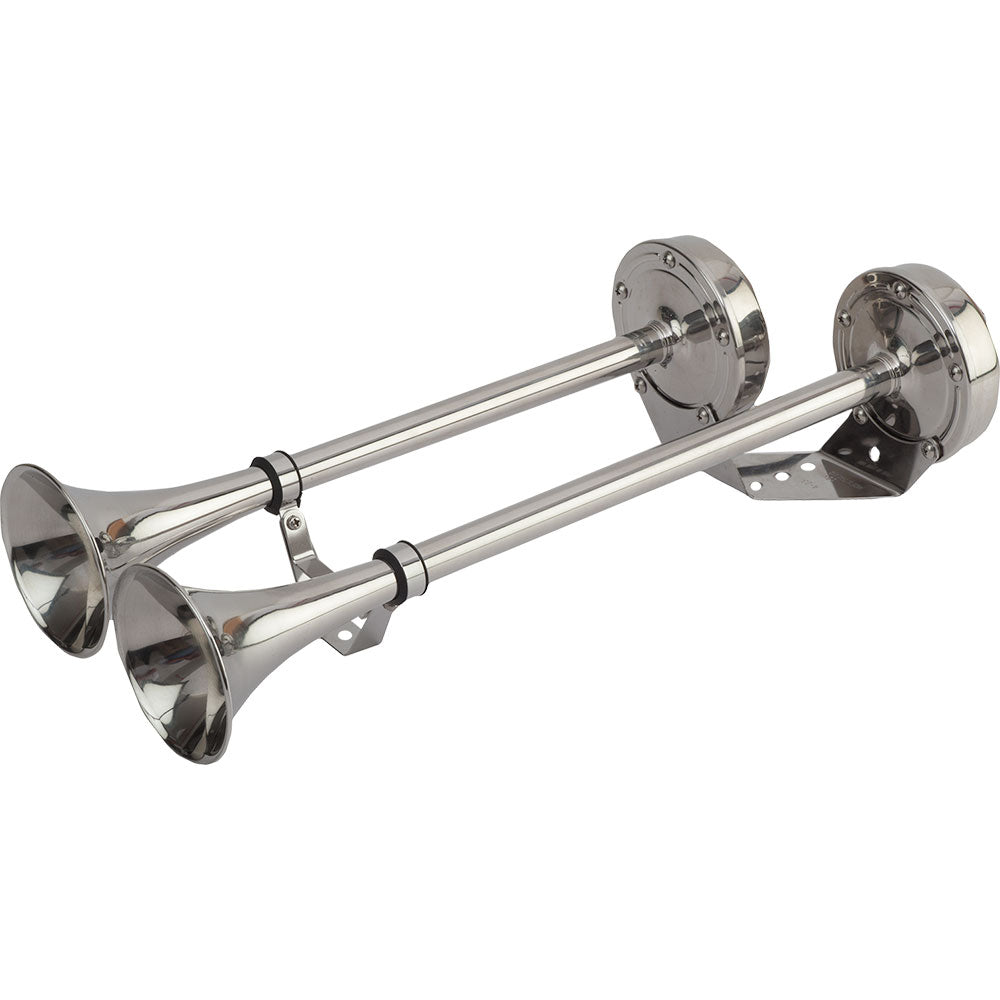 Sea-Dog MaxBlast Stainless Steel Trumpet 12V Horn - Dual
