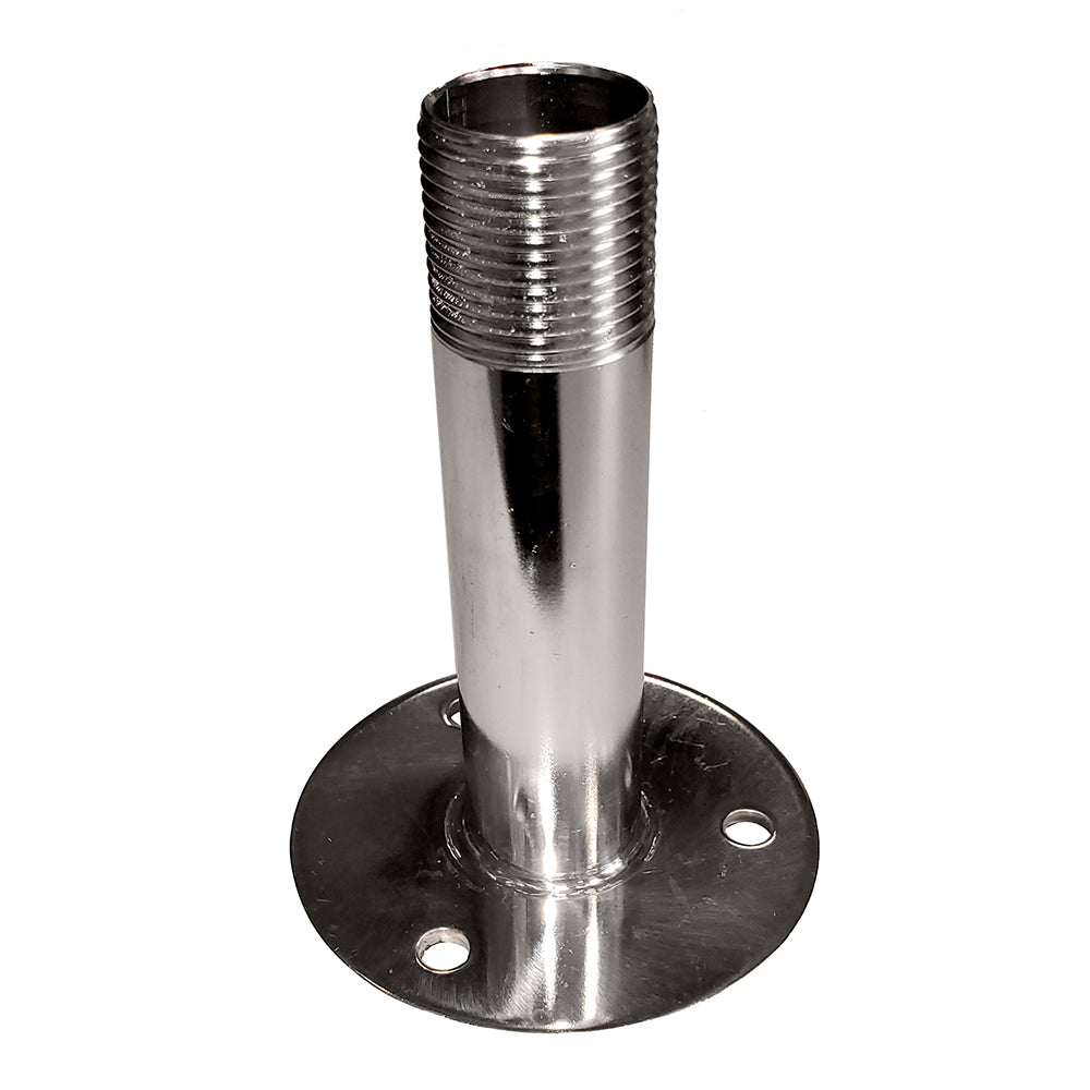 Sea-Dog Fixed Antenna Base 4-1-4" Size w-1"-14 Thread Formed 304 Stainless Steel