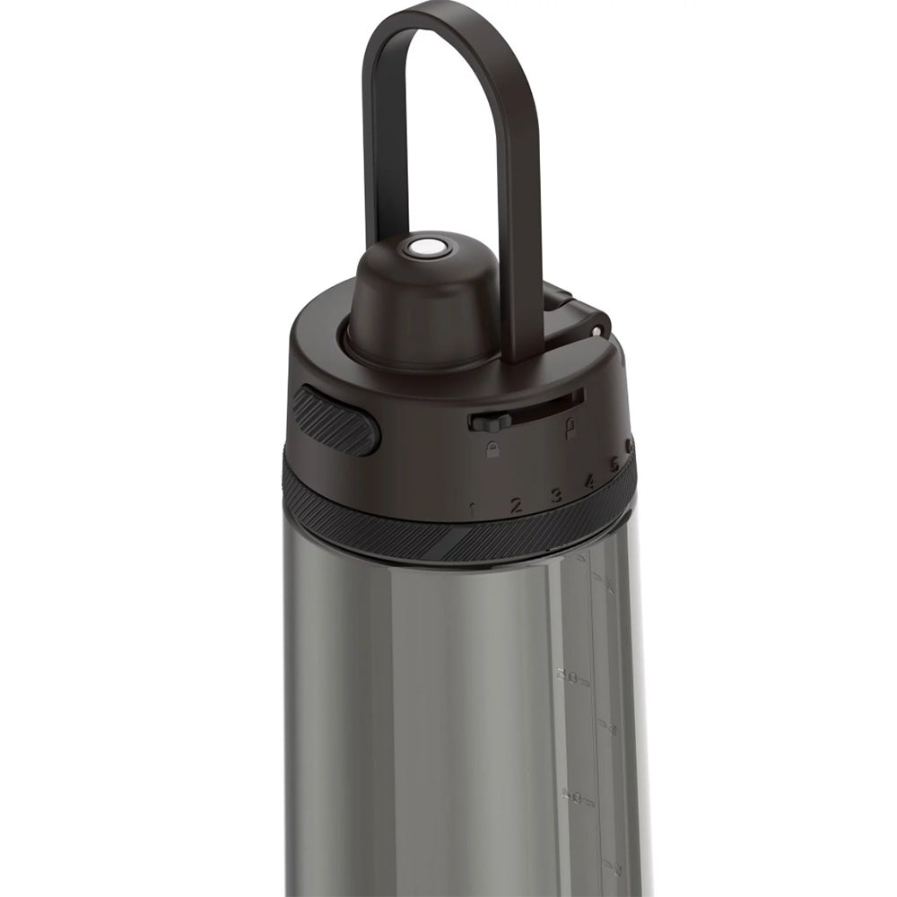 Thermos Guard Collection Hard Plastic Hydration Bottle w-Spout - 24oz - Espresso Black