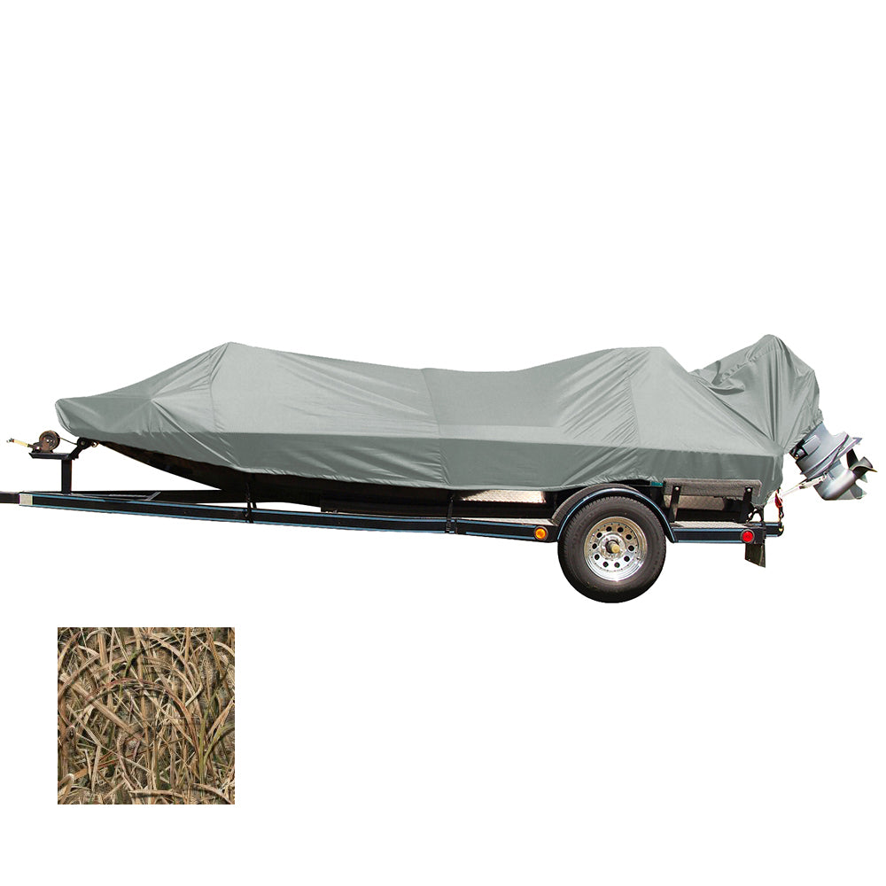 Carver Performance Poly-Guard Styled-to-Fit Boat Cover f-16.5' Jon Style Bass Boats - Shadow Grass
