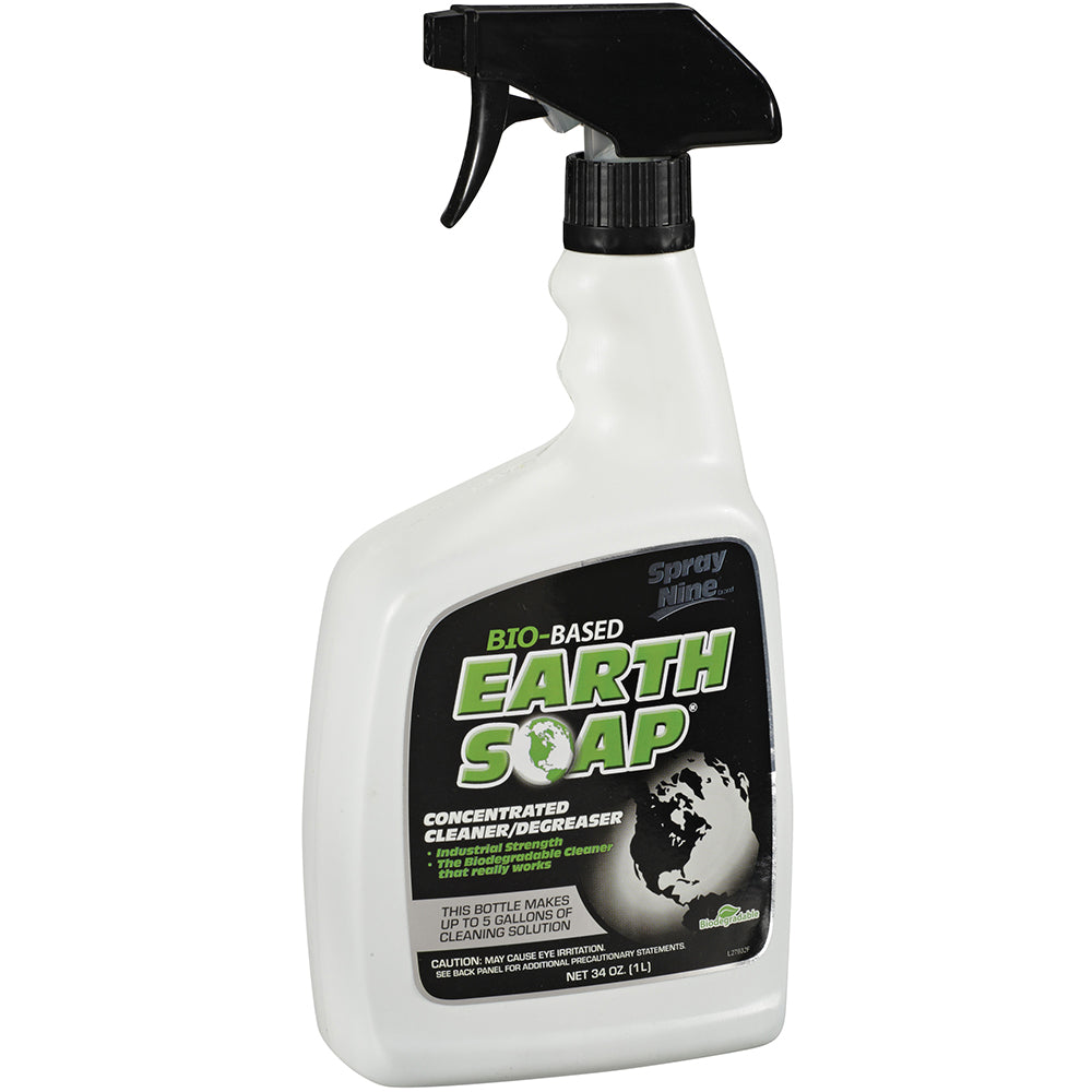 Spray Nine Bio Based Earth Soap® Cleaner-Degreaser Concentrated - 32oz