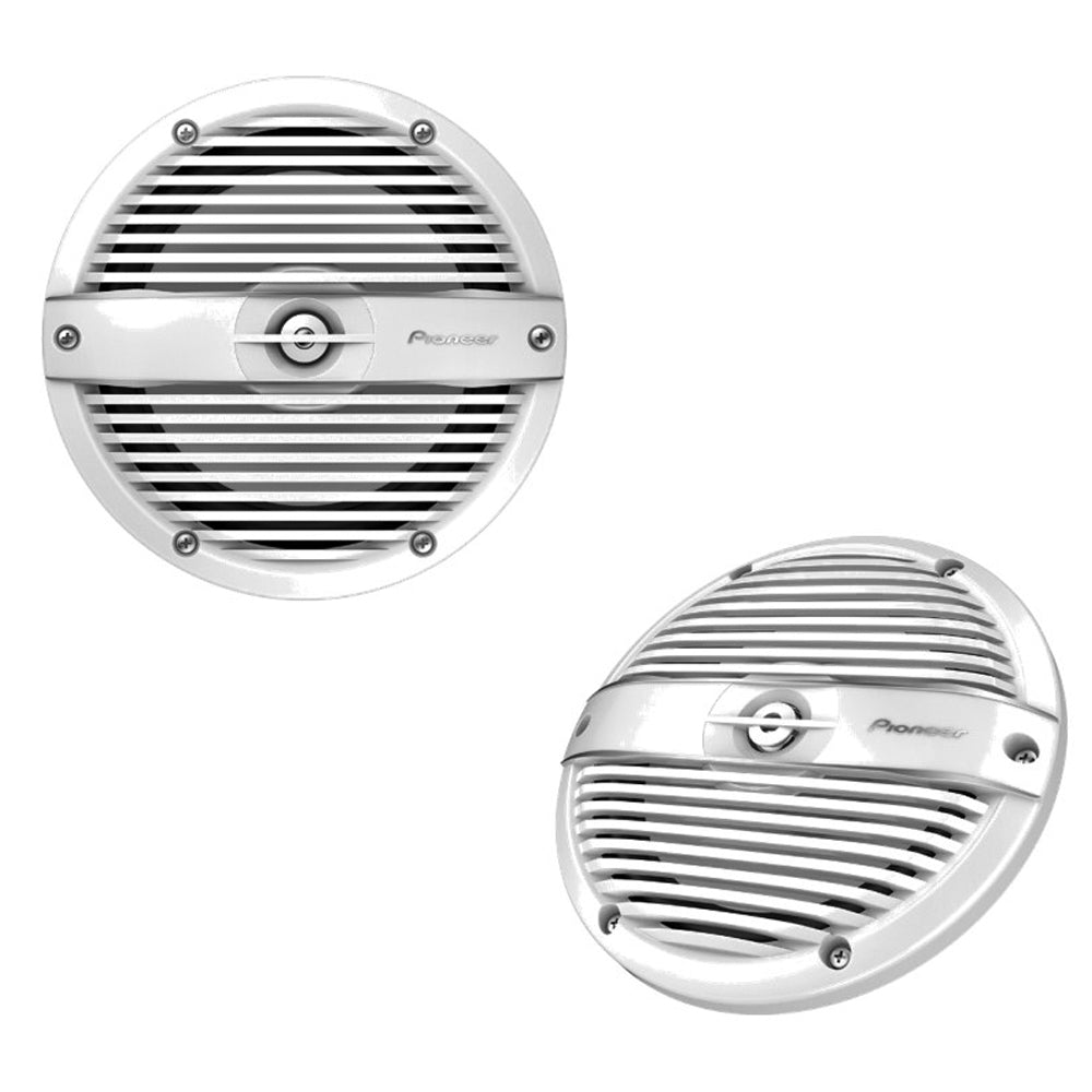 Pioneer 7.7" ME-Series Speakers - Classic White Grille Covers - 250W