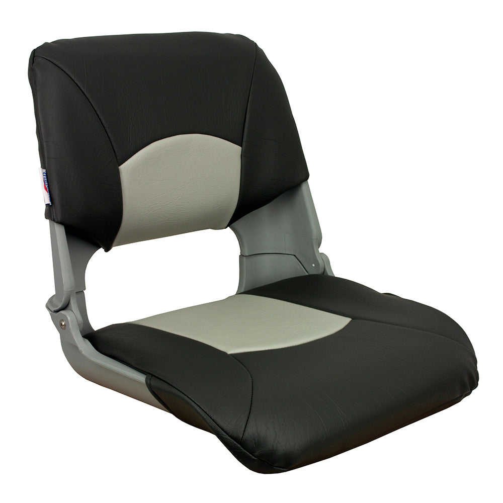 Springfield Skipper Standard Folding Seat - Grey-Charcoal