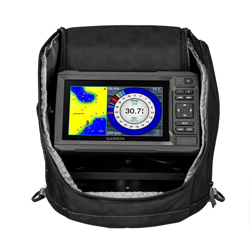Garmin ECHOMAP™ UHD 63cv Ice Fishing Bundle w-GT8HW-IF