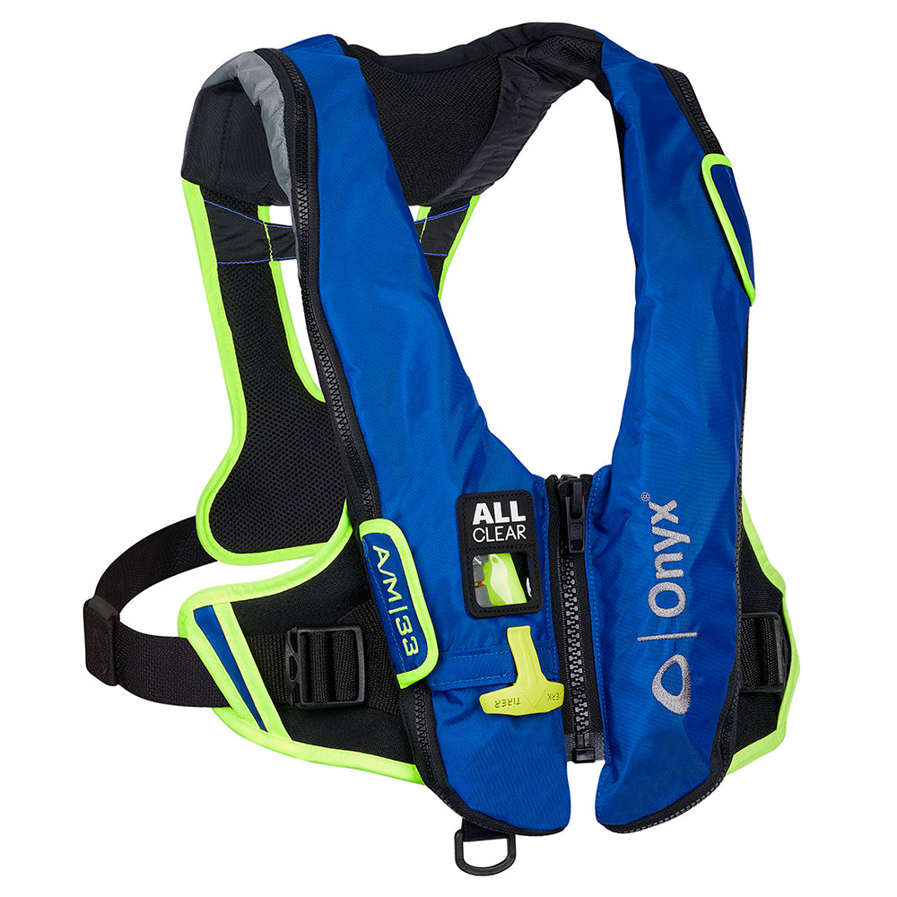 Onyx Impulse A--24 All Clear Auto-Manual Inflatable Life Jacket - Blue