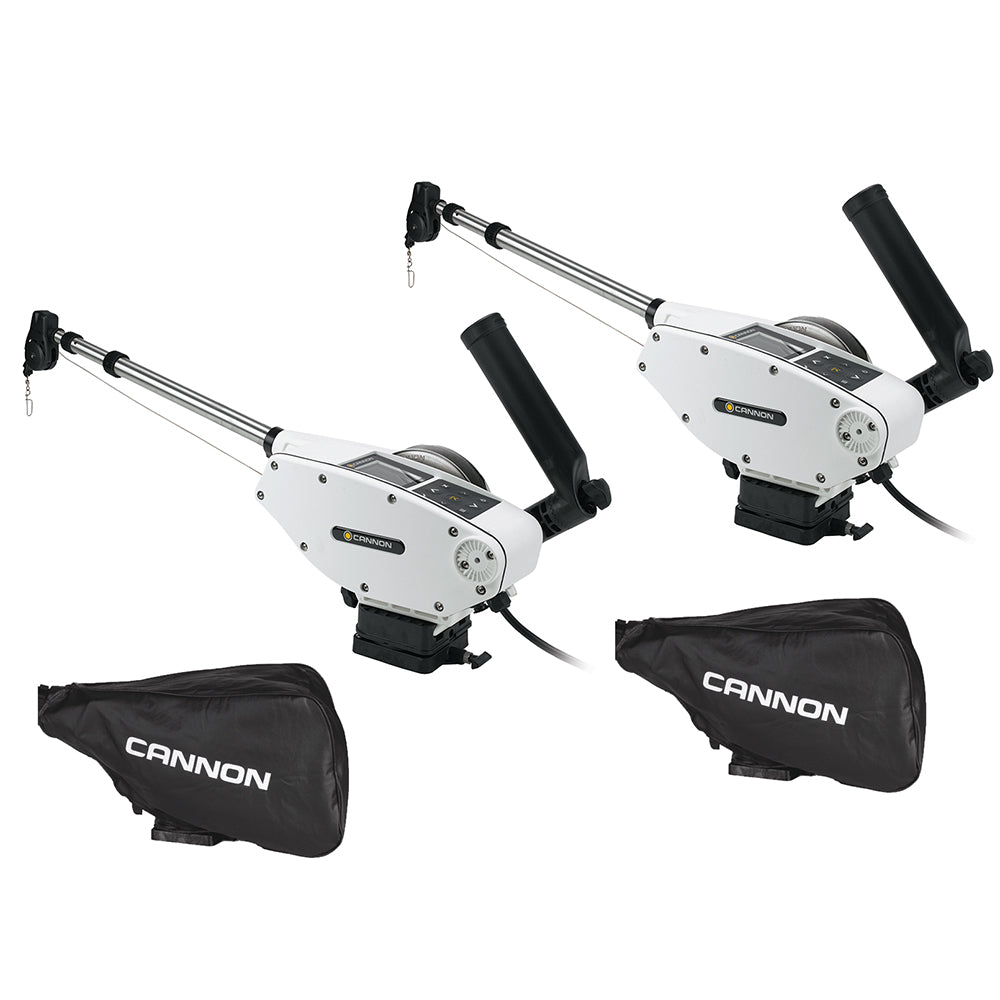 Cannon Optimum™ 10 Tournament Series (TS) BT Electric Downrigger 2-Pack w-Black Covers