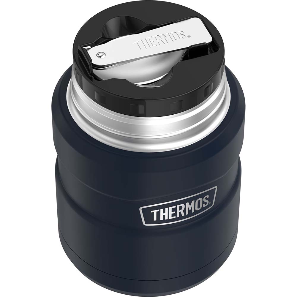 Thermos Stainless King™ Vacuum Insulated Stainless Steel Food Jar - 16oz - Matte Midnight Blue