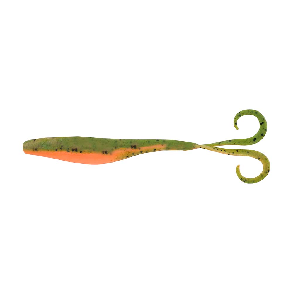 Berkley Gulp!® Saltwater Crazy Legs Jerk Shad - 5" - Lime Tiger Glow