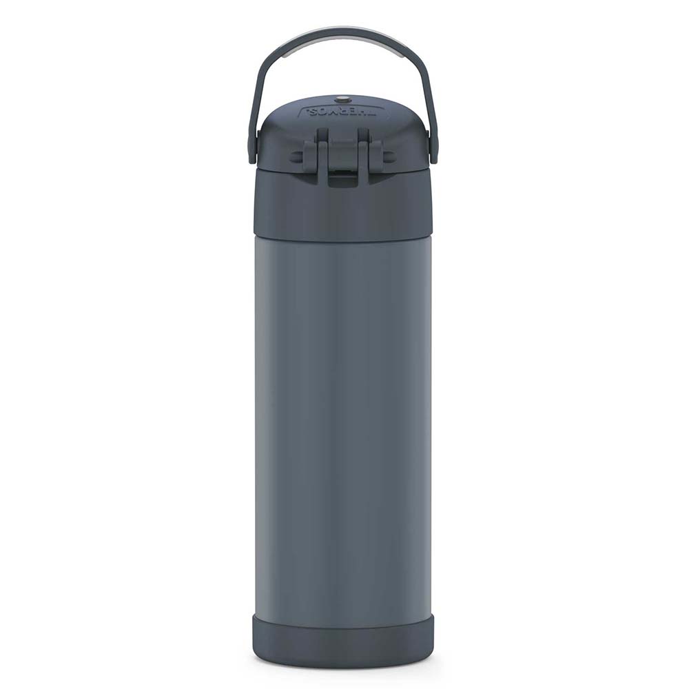 Thermos FUNtainer® Stainless Steel Insulated Bottle w-Spout - 16oz - Stone Slate