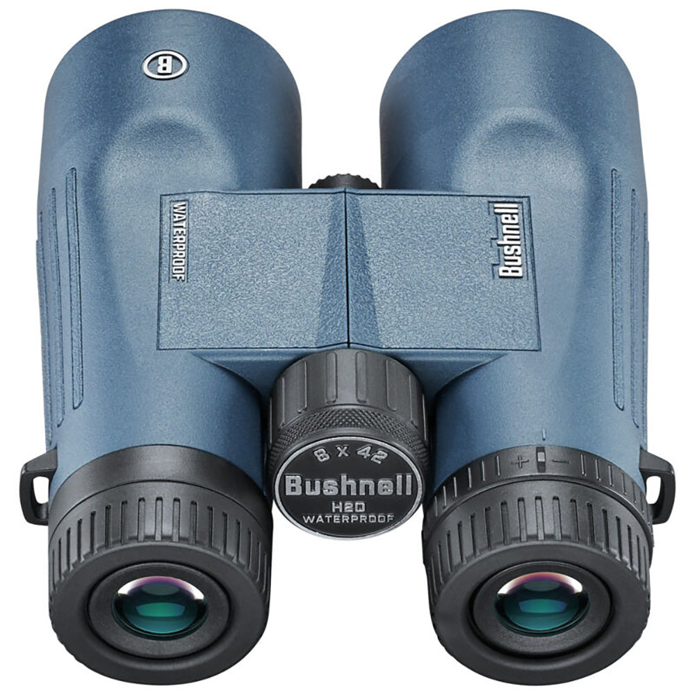 Bushnell 8x42mm H2O Binocular - Dark Blue Roof WP-FP Twist Up Eyecups