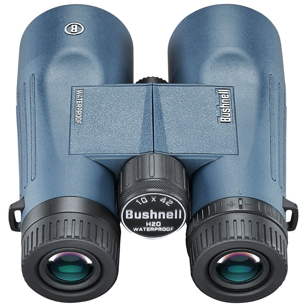 Bushnell 10x42mm H2O Binocular - Dark Blue Roof WP-FP Twist Up Eyecups