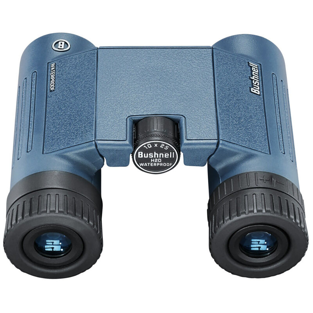 Bushnell 10x25mm H2O Binocular - Dark Blue Roof WP-FP Twist Up Eyecups