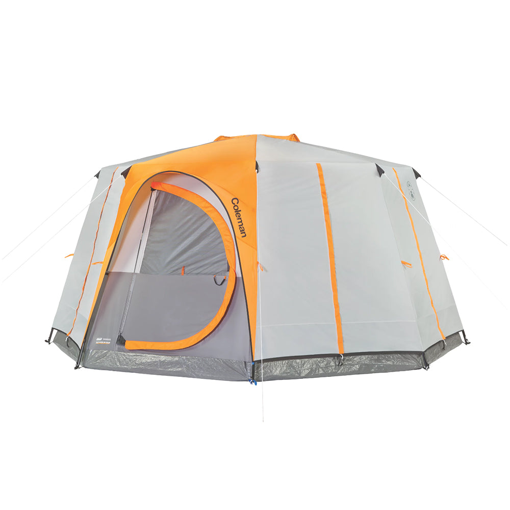 Coleman Octagon 98 w-Full Fly 8-Person Tent - Orange