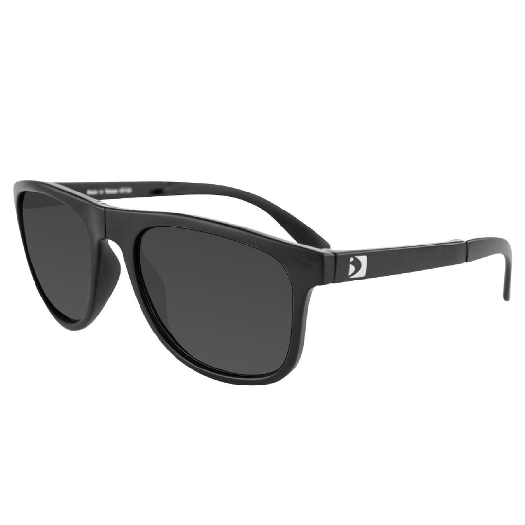 Bobster Hex Folding Sunglasses Matte Blk Frame-Smoked Lens