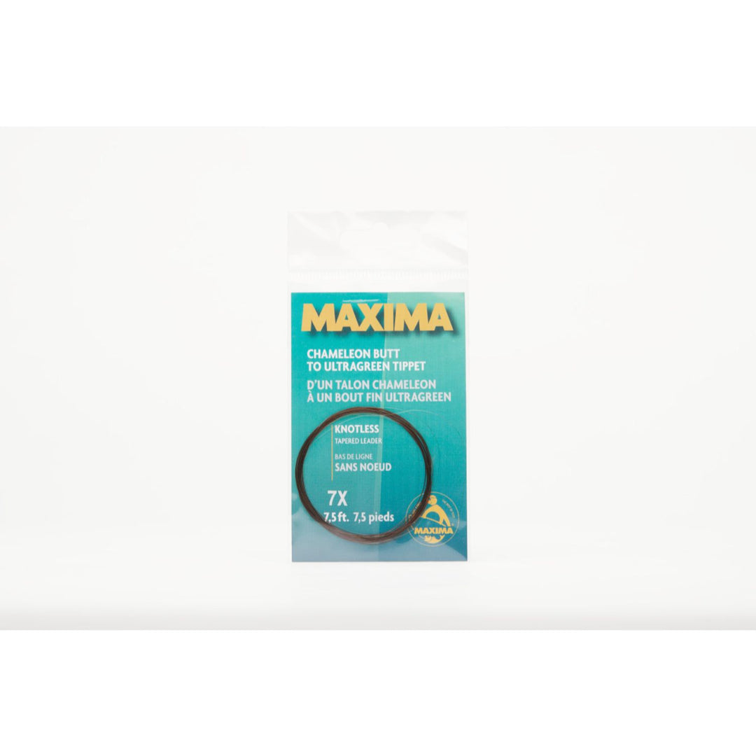 Maxima Knotless Tapered Leader 7.5 ft Clear