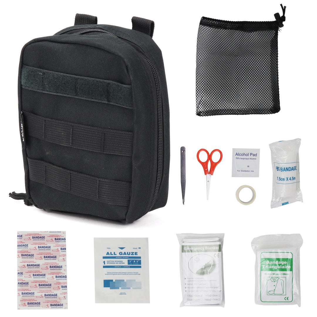 Osage River Compact First Aid Kit - Black