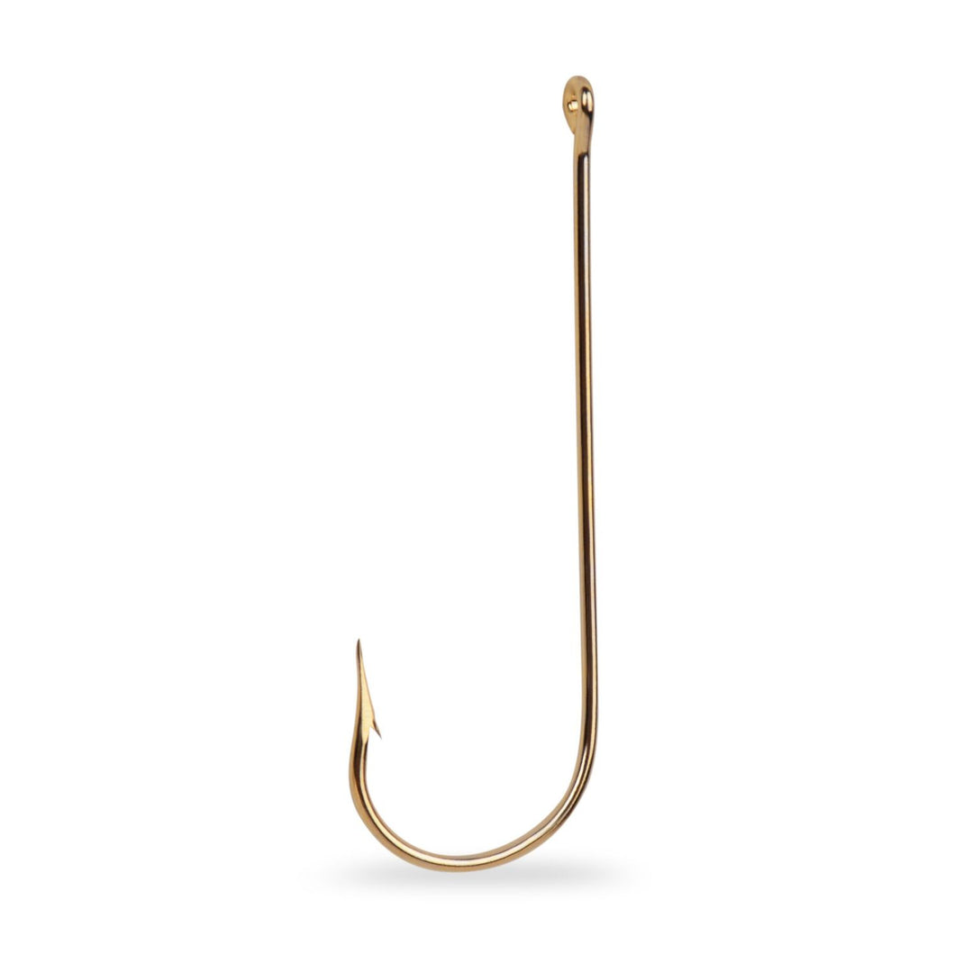 Mustad Aberdeen Hook Ringed-Gold 10 Count Size