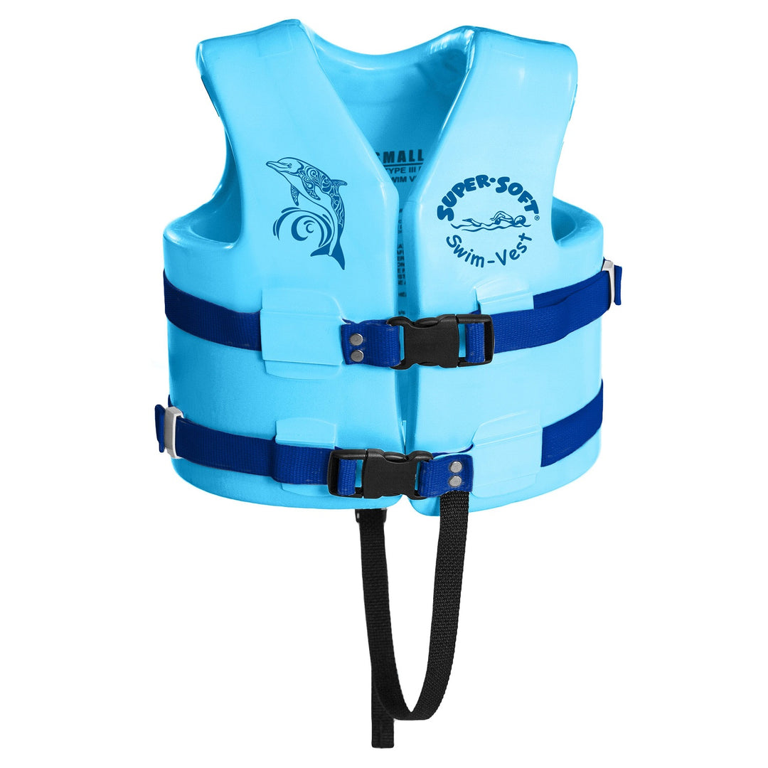 TRC Recreation Kids Super Soft USCG Vest M - Marina Blue