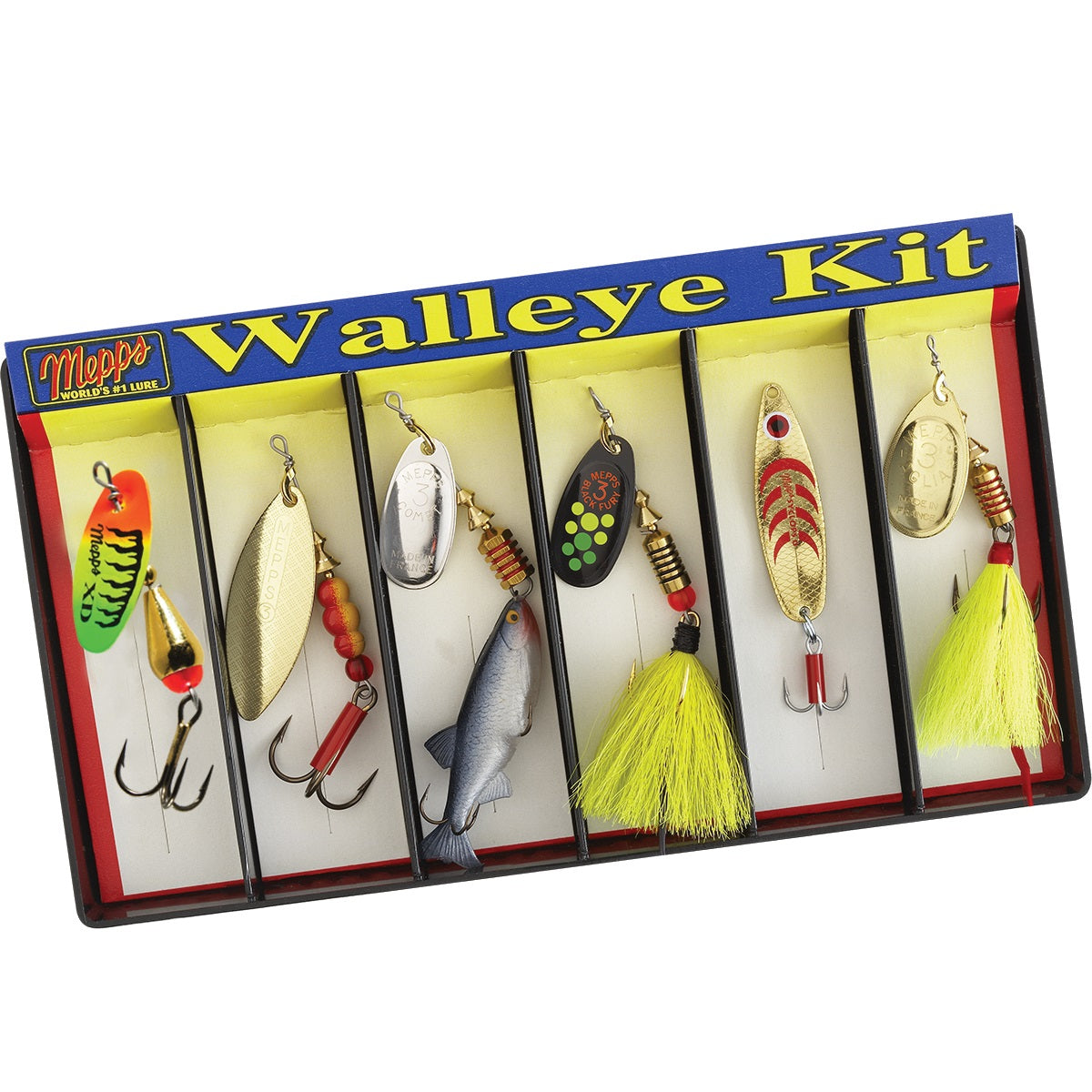 Mepps Walleye Kit - Plain and Dressed Lure Assortment – Chaddy Boys