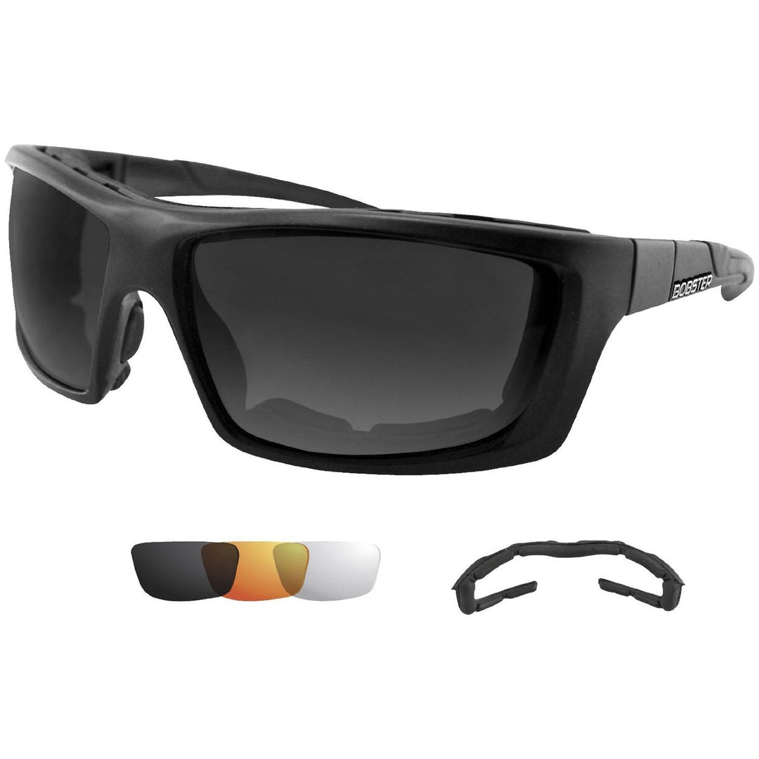Bobster Trident Convertible Polarized Smked Clr and Ambr