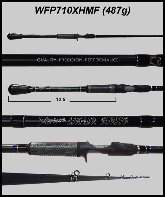 FX Custom XTREME ANGLER SERIES GEN3 - WFP710XHMF 7'10" XTRA HEAVY MOD-FAST **FLIPPING**