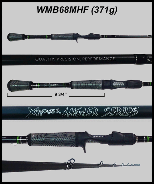 Fdx Custom Rods FX Custom XTREME ANGLER SERIES GEN3 - WMB68MHF 6'8
