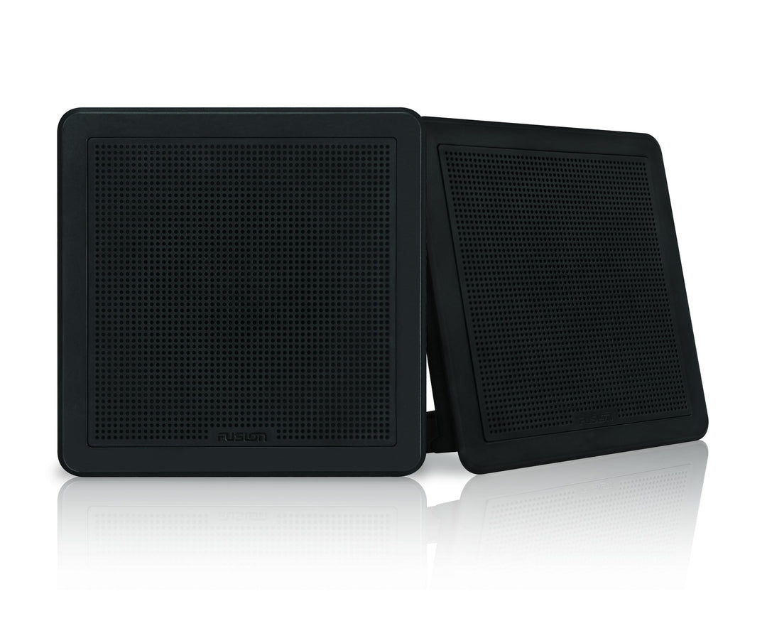 Fusion Fm-f65sb 6.5"" Black Square Flush Mount Speakers