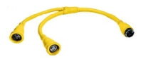 Hubbell Hbl64cm55 Y Adapter 2 50a 125v Cords - 50a 250v