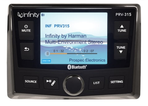 Infinity Prv315.2 Am-fm Stereo Bluetooth 4 X 50 Watts