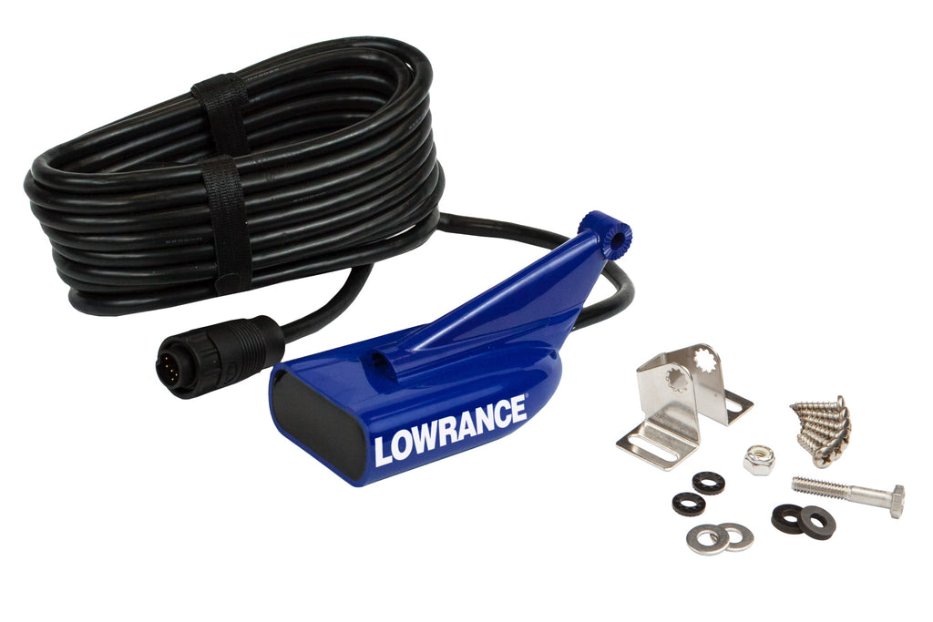 Lowrance 50/200/455/800KHZ Hdi Transom Mount Transducer 9-PIN