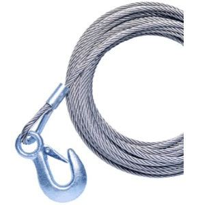 Powerwinch 40' X 7-32"" Cable Galvanized With Hook