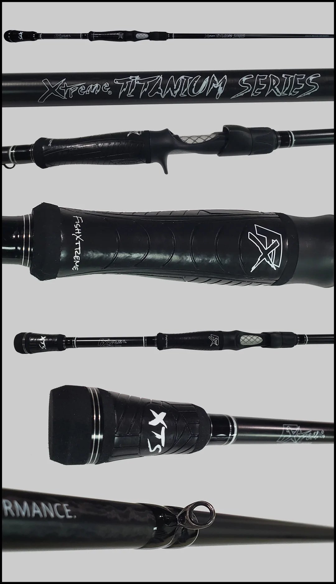 FX Custom Rods Xtreme Titanium Series (XTS) - 7'3" HEAVY FAST **TITANIUM SERIES** WTI73HF