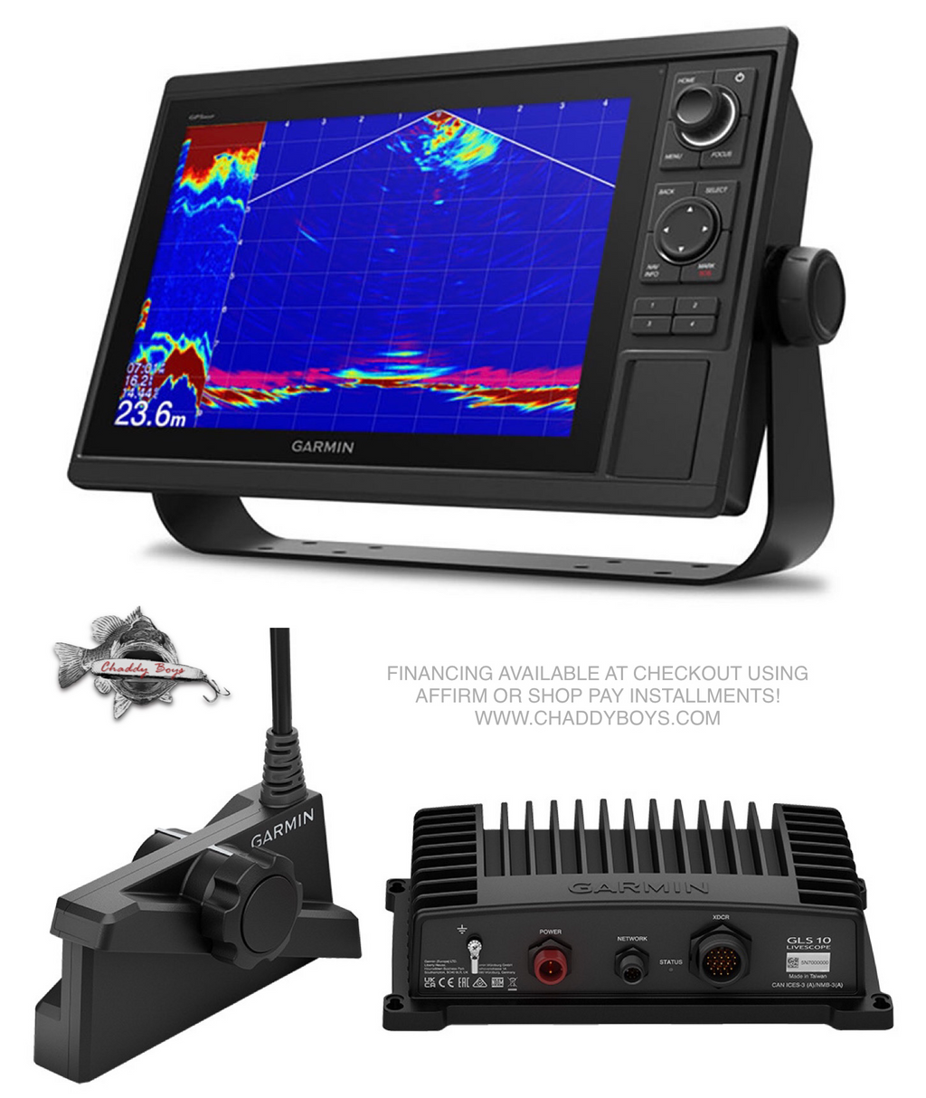 Garmin GPSMAP 1222 Chartplotter (12” Screen) + Garmin LiveScope Plus S
