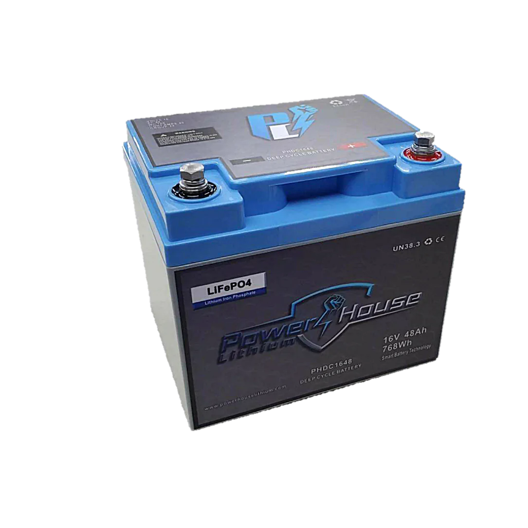 POWERHOUSE LITHIUM 16V 48AH DEEP CYCLE BATTERY (2 DEVICES)
